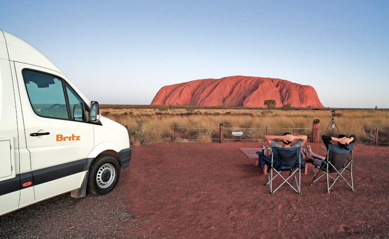 Britz AU Venturer Ayers Rock Uluru