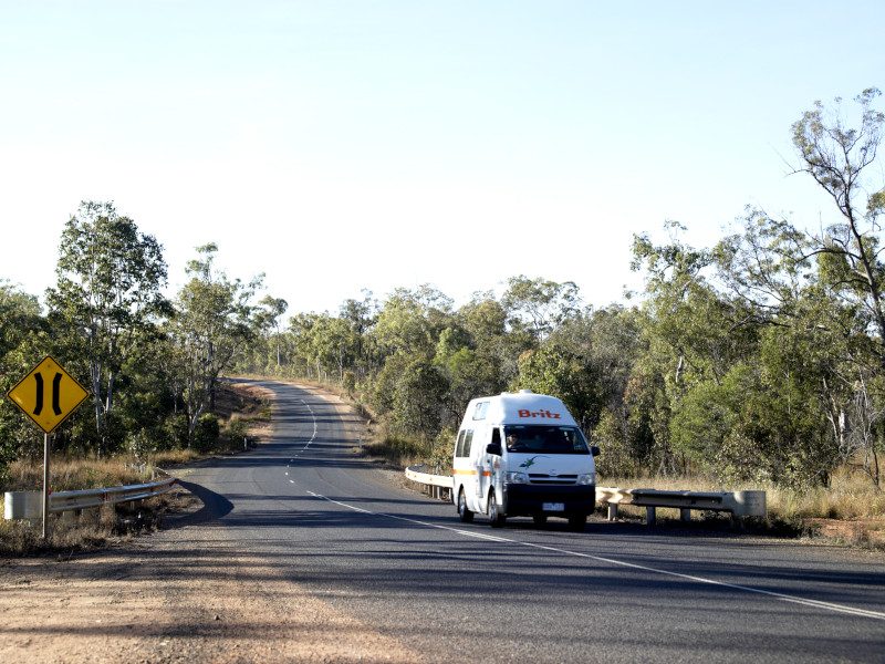 Britz HiTop AU Australia Image Driving Scenic Outback